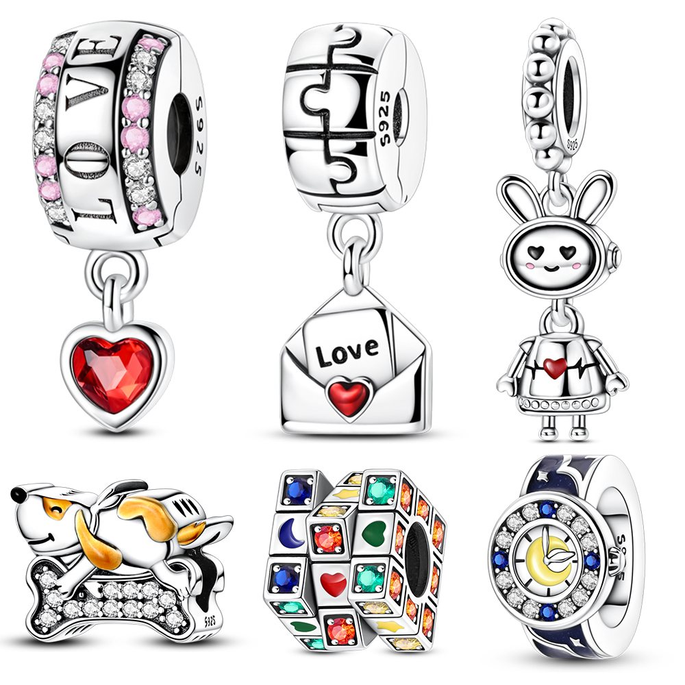 Jewelry Watches Brands - Uhr aus 925er-Sterlingsilber mit Schiebegesicht, Kaninchen,