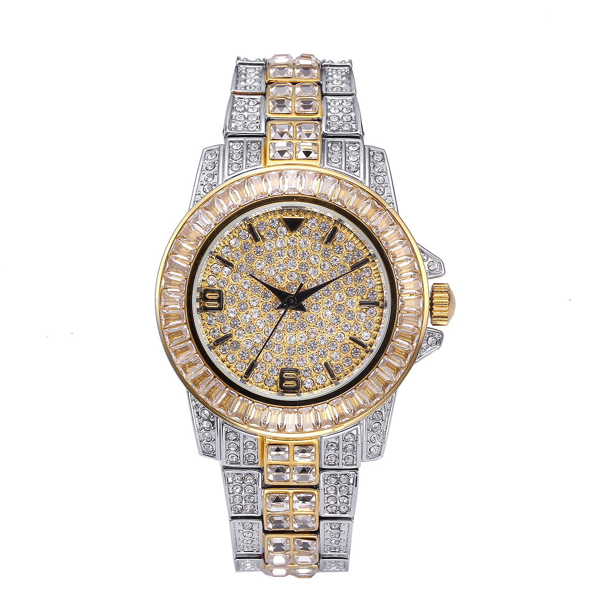 Jewelry Watches For Women - Luxuriöse Quarzuhren mit Vollsteinbesatz für Herren