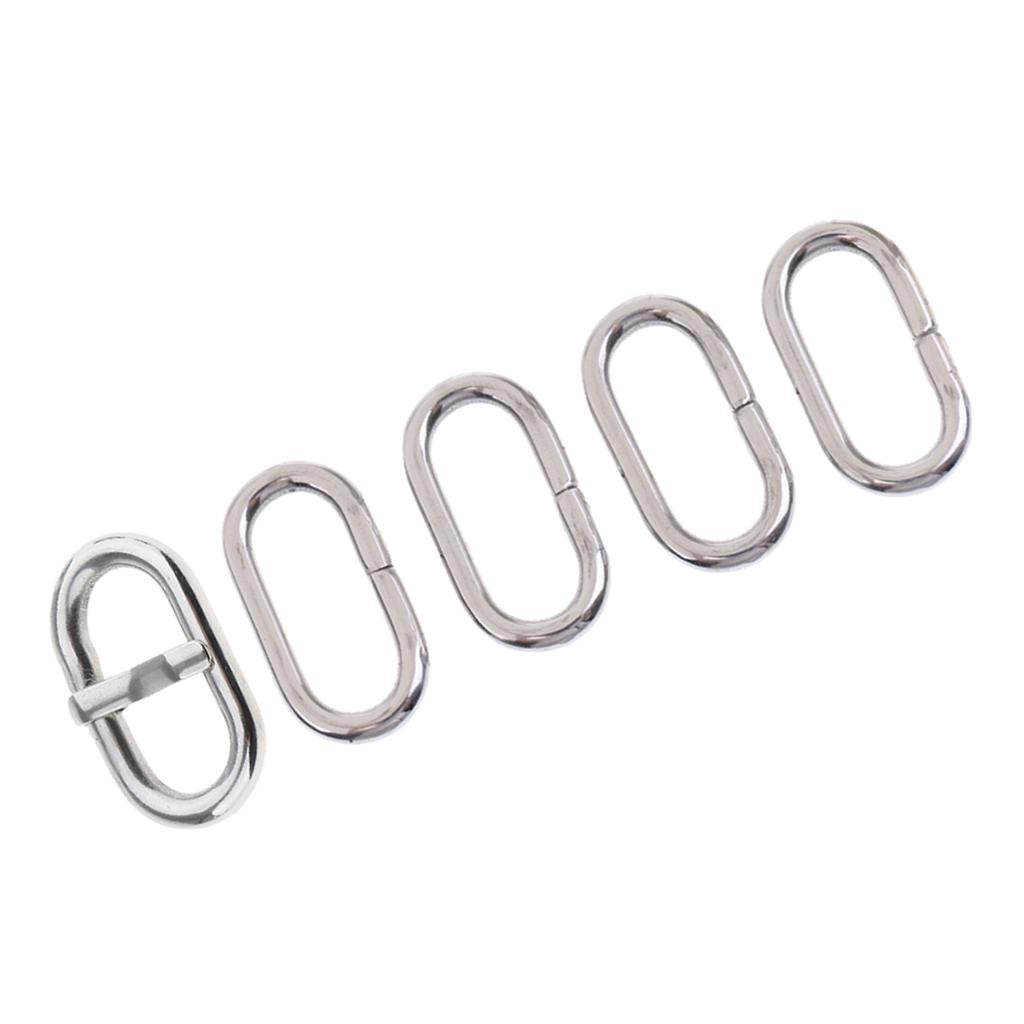 Jewelry Or Watches - Uhrenarmband-Schnallenringe aus gebürstetem Stahl, Schlaufenhalter, Zubehör