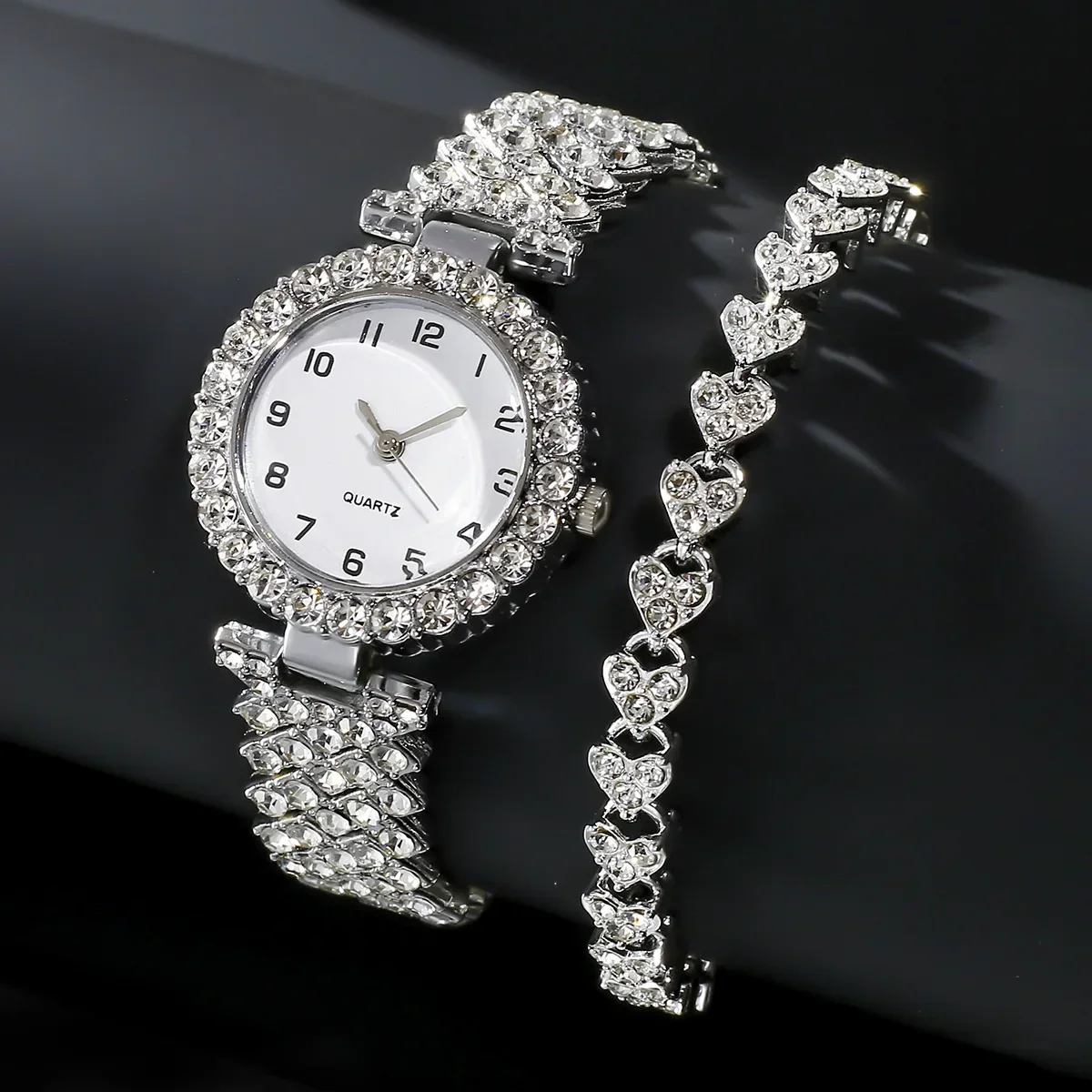 Jewelry Watches For Women - 1 stücke/2 stücke Luxus Mode Frauen