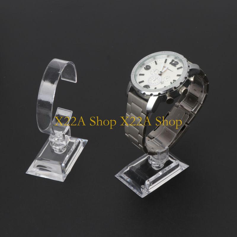Jewelry Or Watches - Einzigartiger C-förmiger Handgelenk-Schmuckständer, transparenter Uhrenständer, dehnbarer