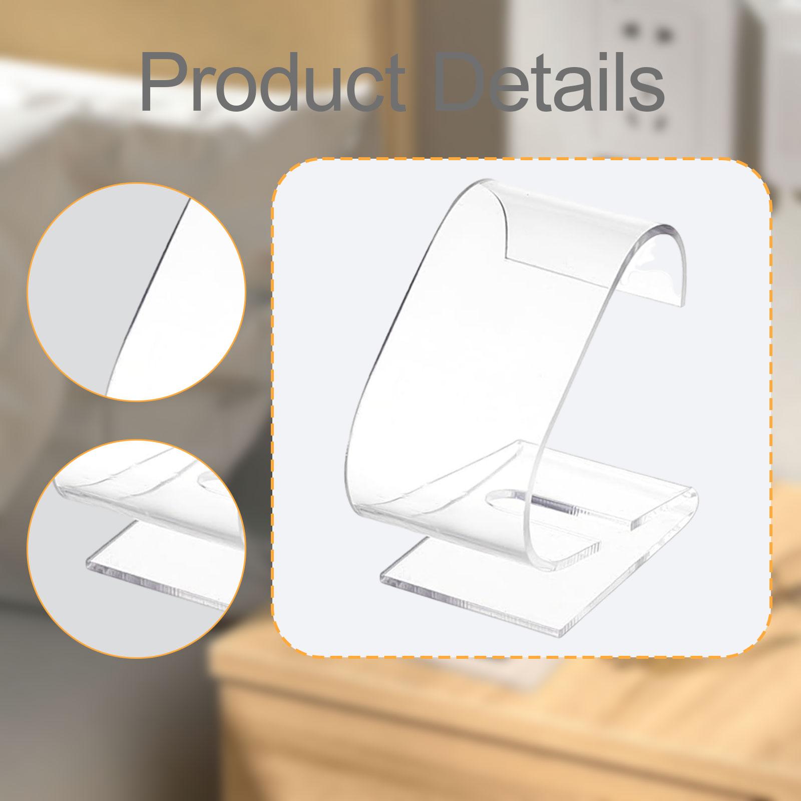 Jewelry Or Watches - Uhrenständer aus Acryl, transparenter Schmuckhalter, Armband-Organizer