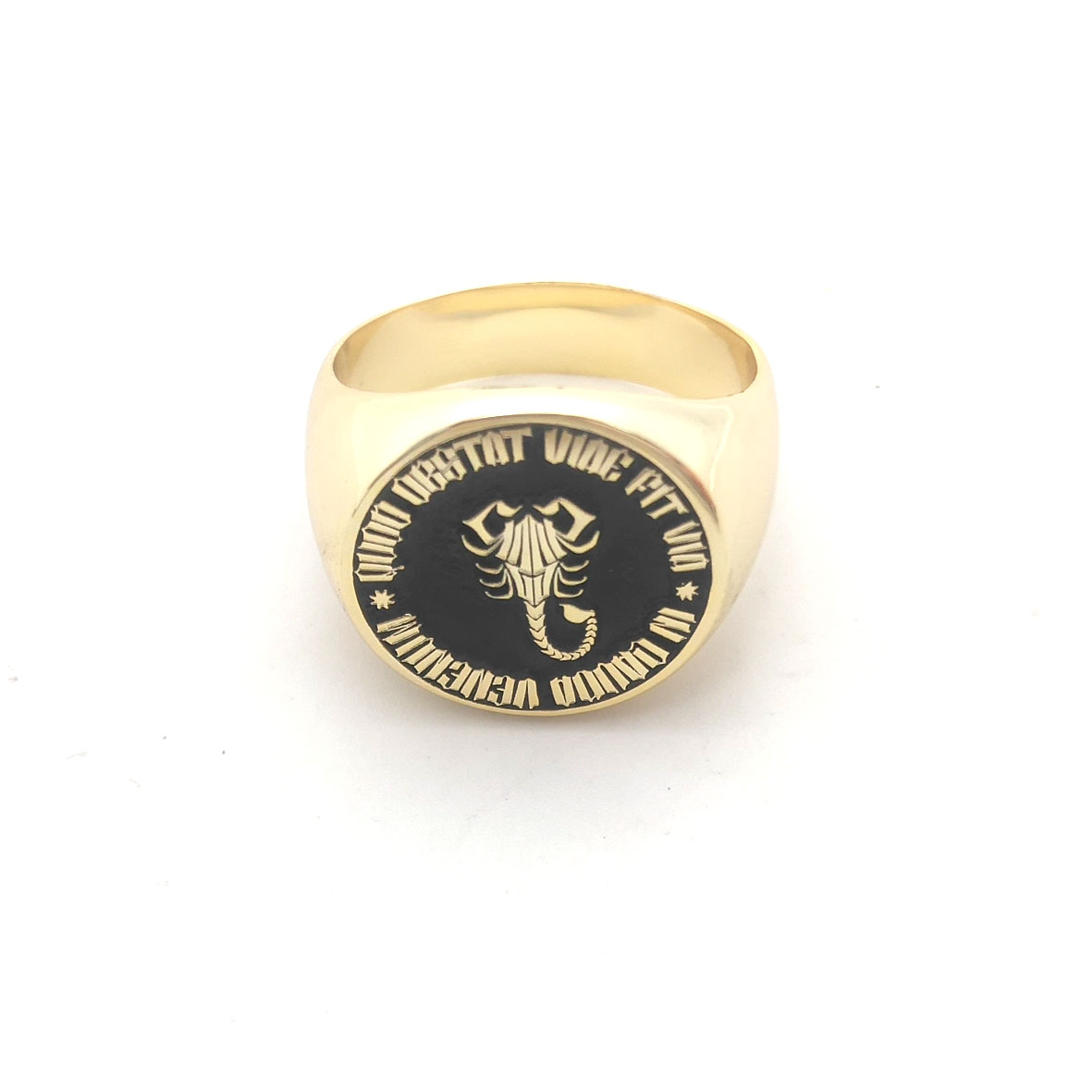 Benutzerdefinierte gravierte 1 – Mens Signet Ring Bewertung und Preis