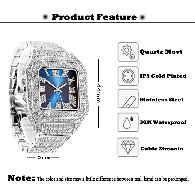 MISSFOX Herren Uhren Hüfte Hop – Jewelry Watches Brands Bewertung und Preis