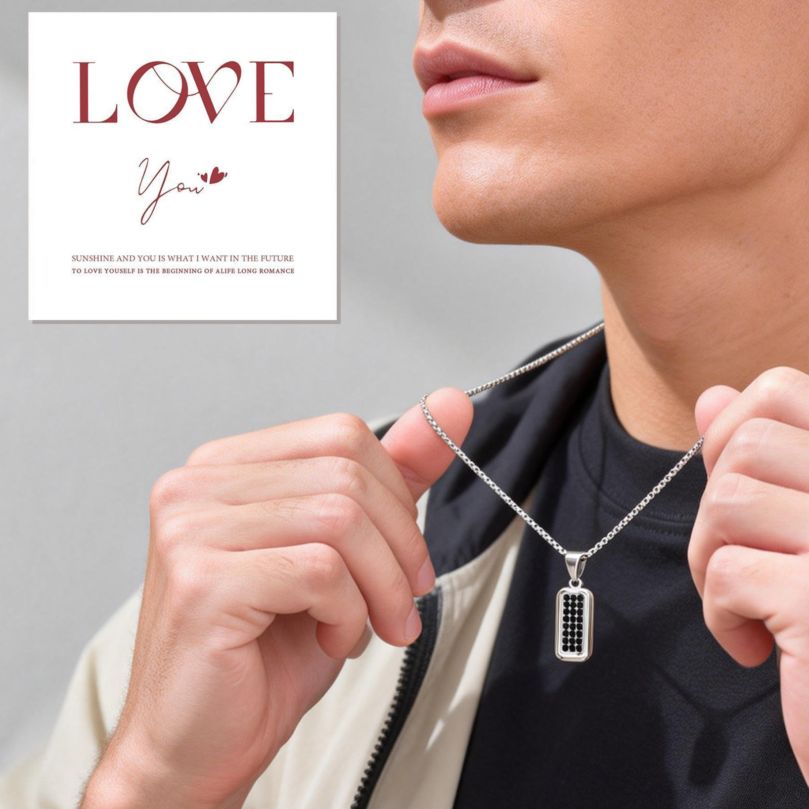 Personalisierte Hundemarken-Ha – Mens Dog Tag Necklace Bewertung und Preis