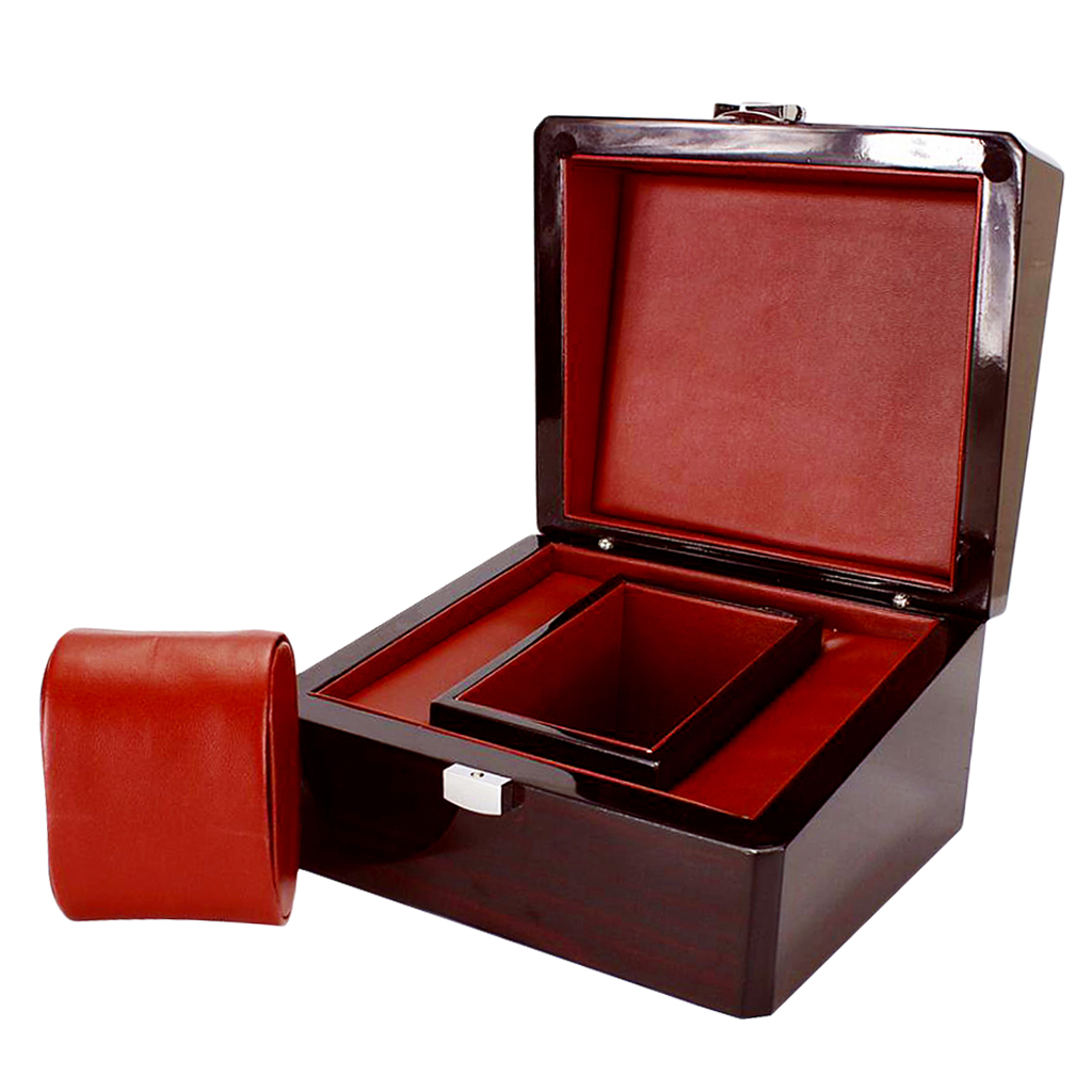 Massivholz-Uhrenaufbewahrungsb – Jewelry Or Watches Bewertung und Preis