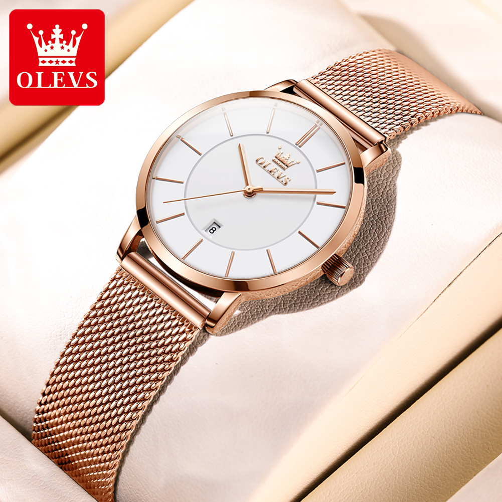 OLEVS Damenuhr 5869, elegante  – Jewelry Watches For Women Bewertung und Preis