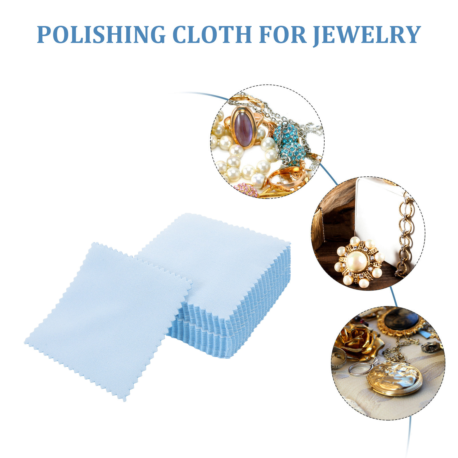 2 Stück Silber-Poliertuch 8x8c – Jewelry And Watches Bewertung und Preis