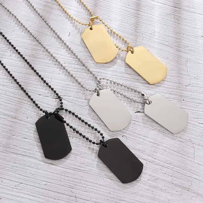 Einfache Edelstahl-Halskette m – Mens Dog Tag Necklace Bewertung und Preis