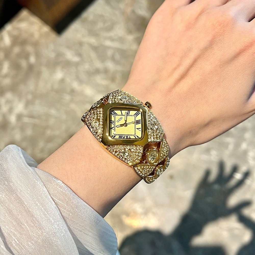 Neue Diamant-Besetzte Armbandu – Jewelry Watches Brands Bewertung und Preis