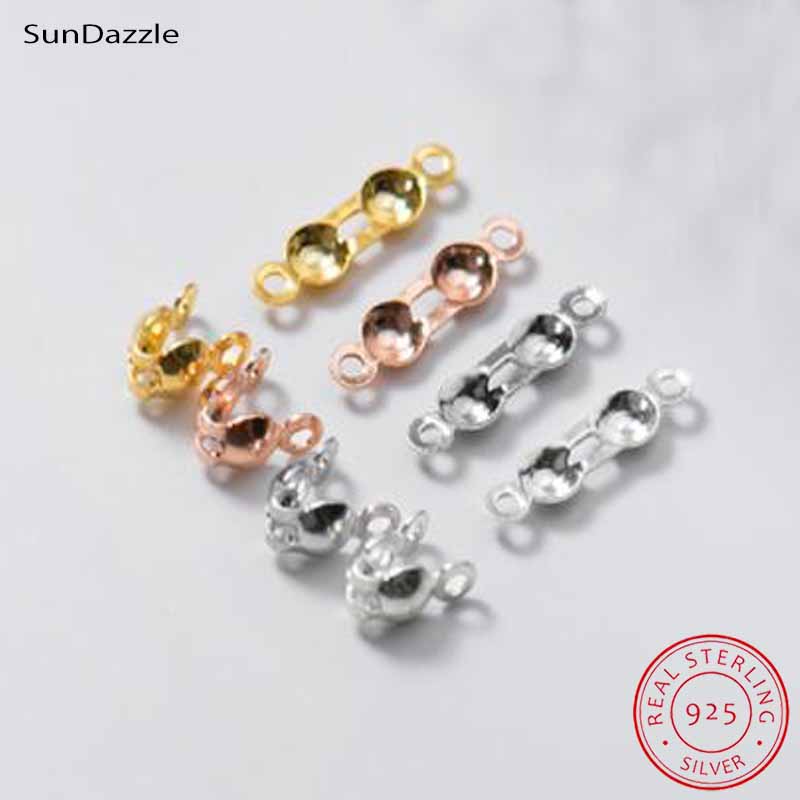 4 Stück Echte Reine 925 Sterli – Charm Bracelet Beads Bewertung und Preis