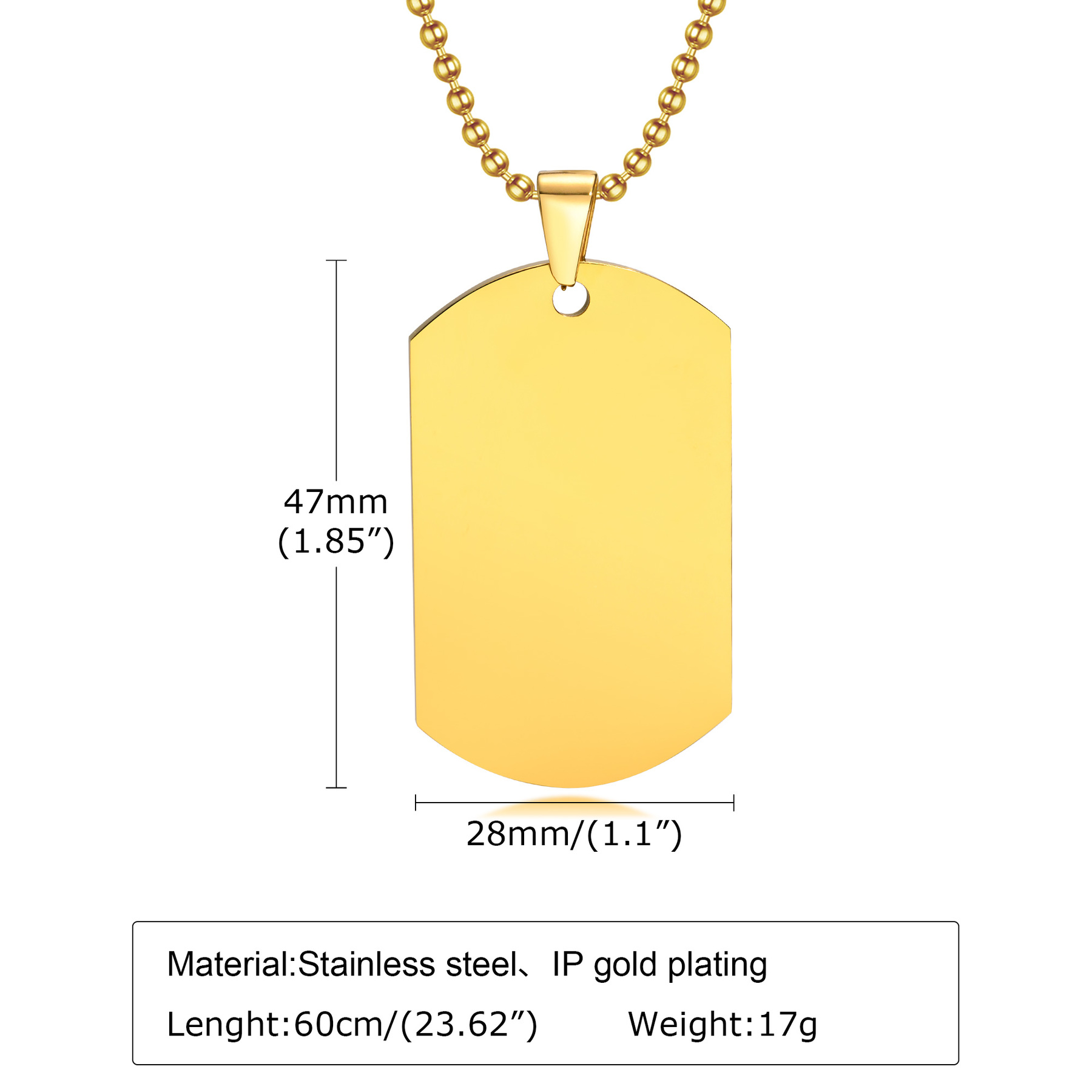 Mprain bow personal isierte gr – Mens Dog Tag Necklace Bewertung und Preis