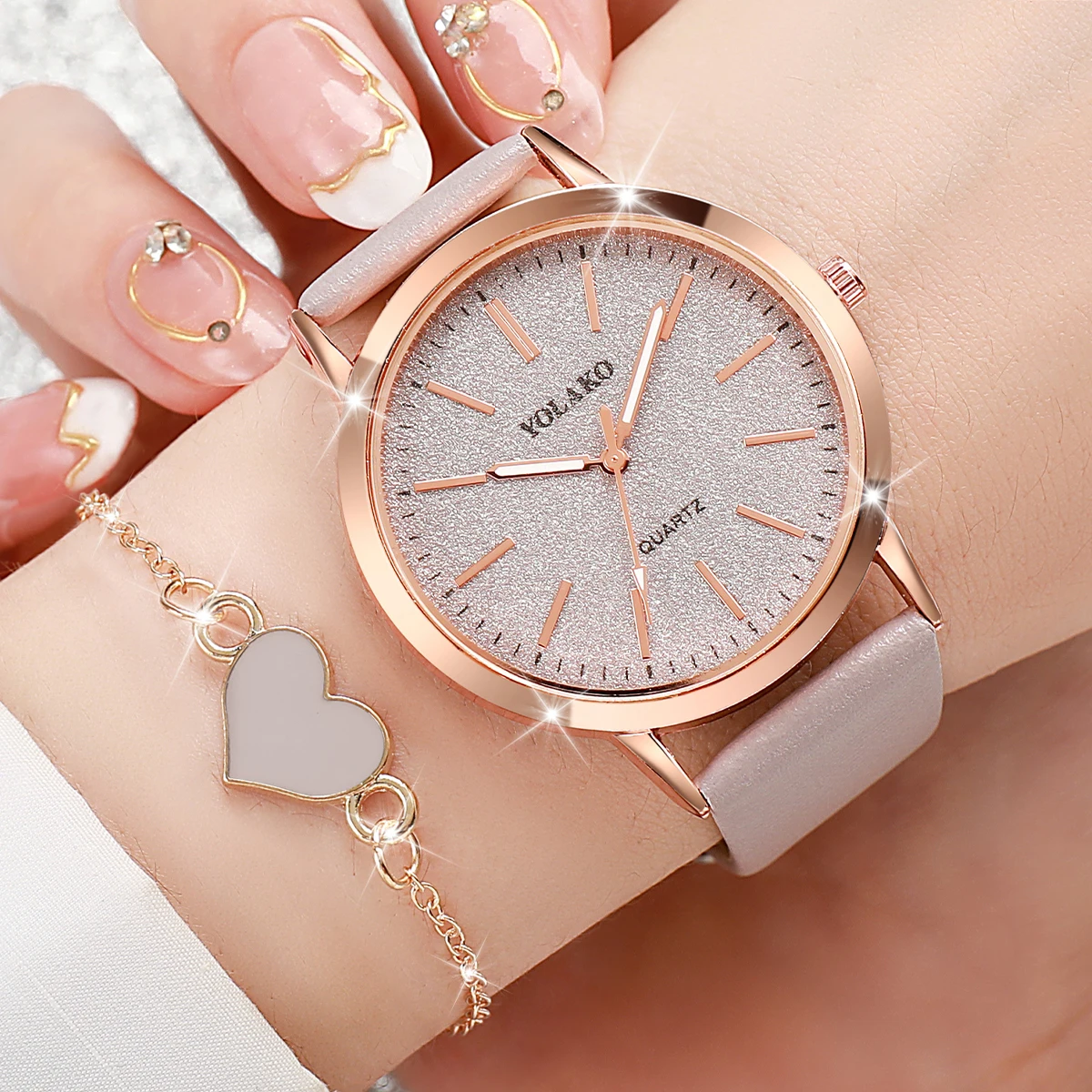 2-teiliges Set Modische Damenu – Jewelry Watches For Women Bewertung und Preis