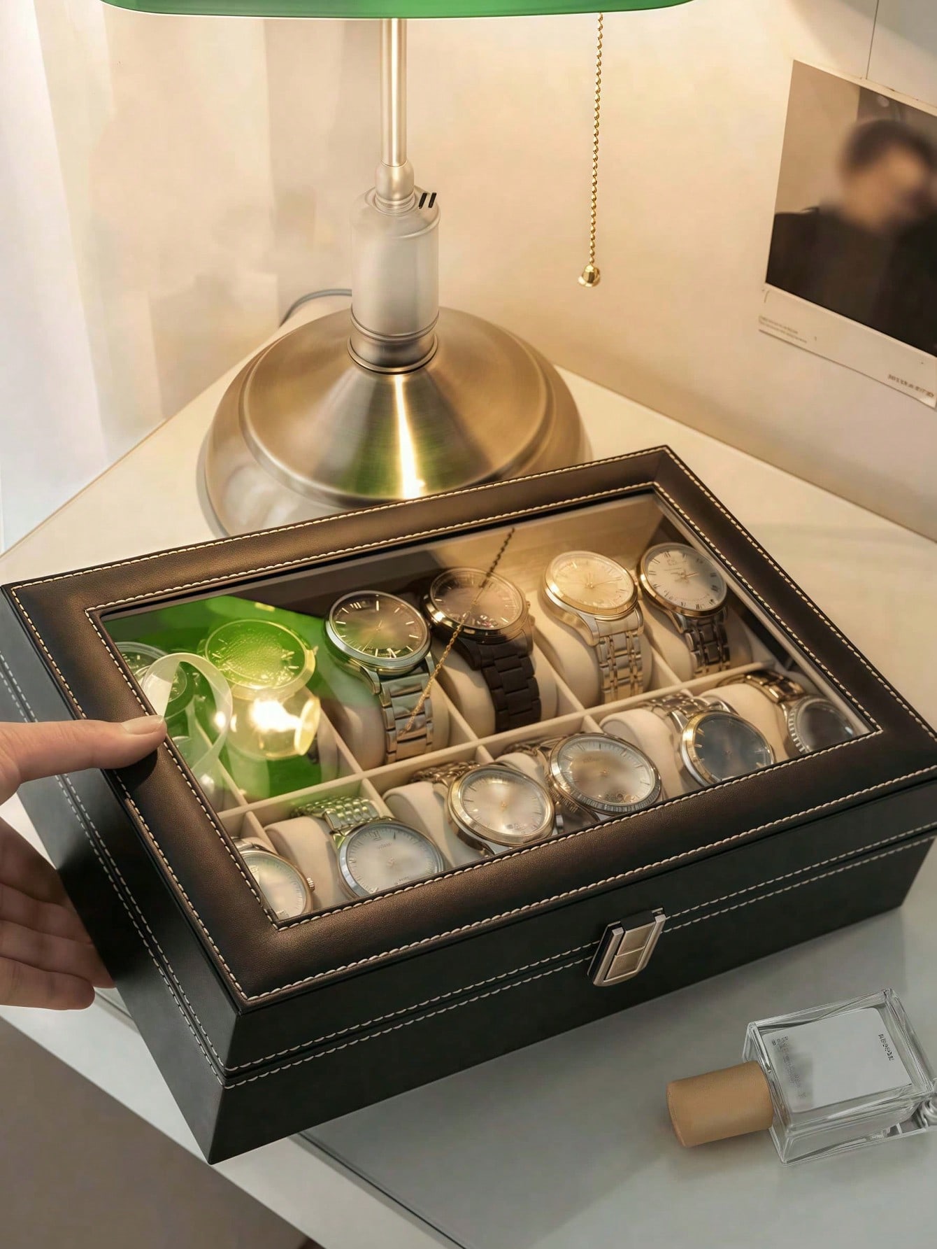 Leder-Uhrenbox mit Schloss, Gr – Jewelry Watches For Women Bewertung und Preis