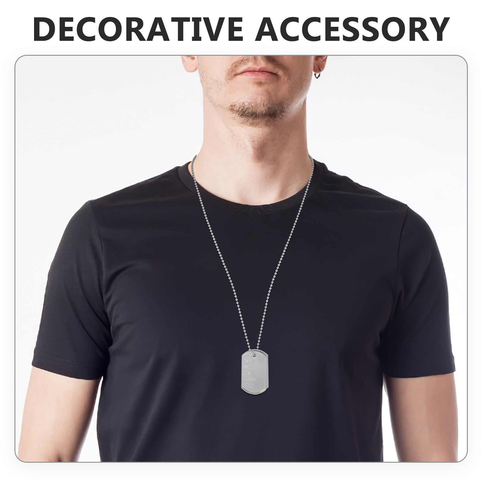 1 Set Cosplay Hundemarken-Hals – Mens Dog Tag Necklace Bewertung und Preis