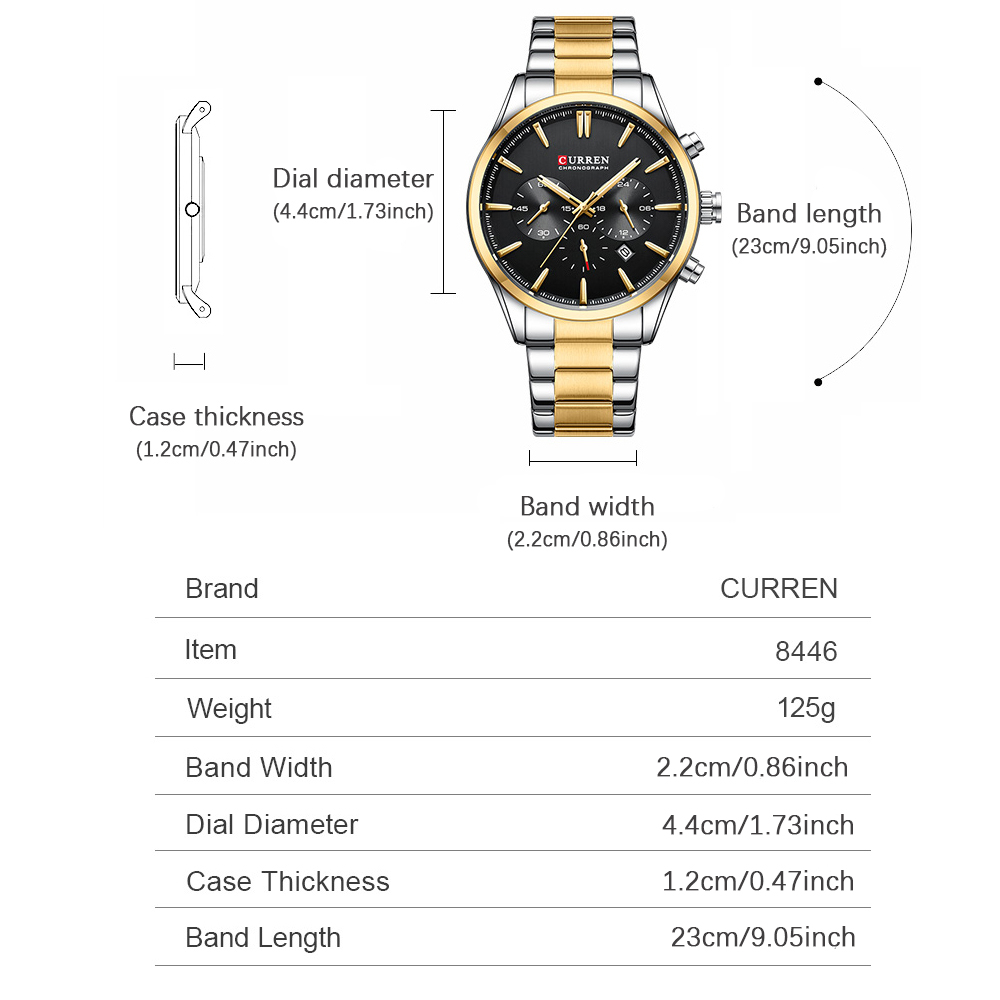 CURREN Casual Quarz Chrono Spo – Jewelry And Watches Bewertung und Preis