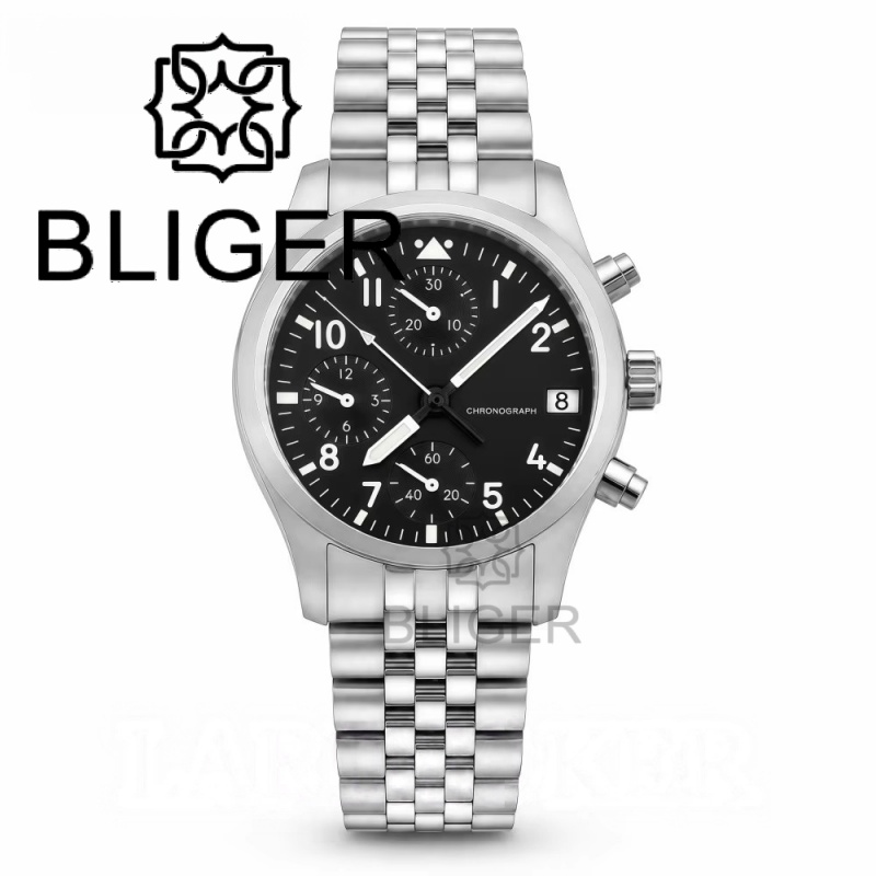 BLIGER Vollschwarze, gebürstet – Jewelry And Watches Bewertung und Preis