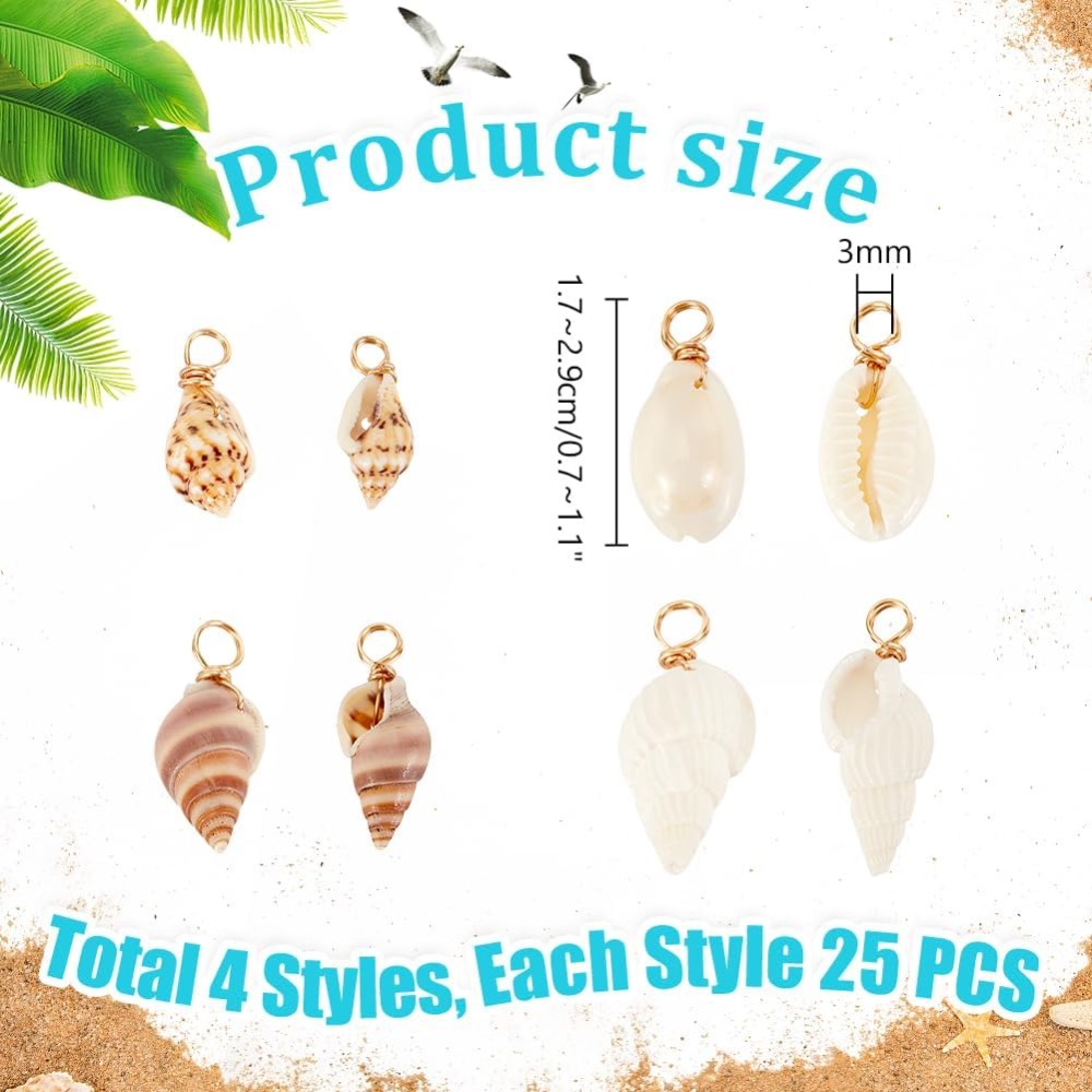 100 Stück 4 Stile natürliche M – Charm Bracelet Beads Bewertung und Preis