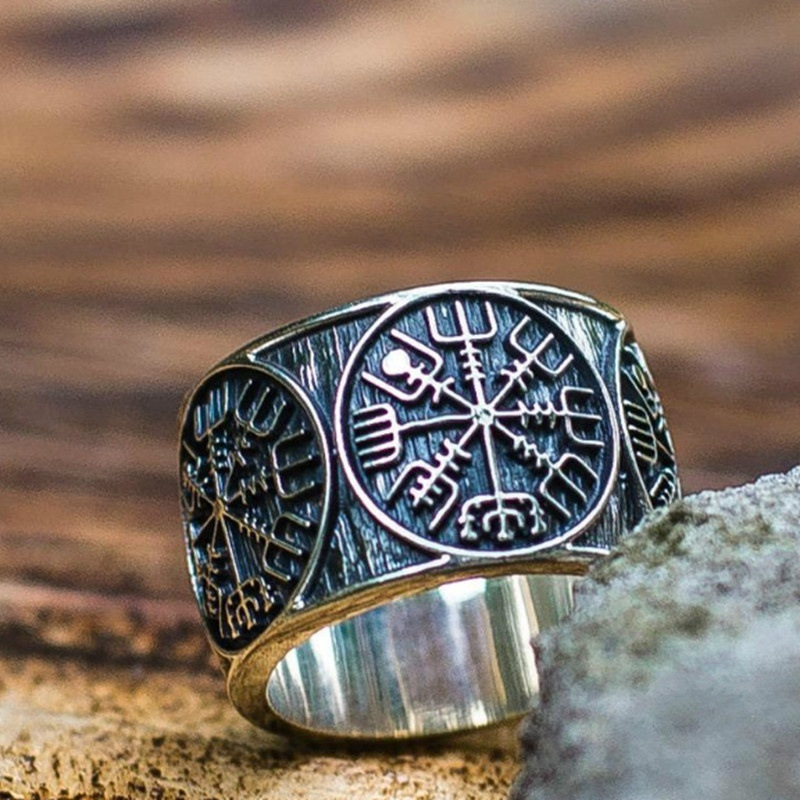 Vintage Viking Rune Signet Sca – Mens Signet Ring Bewertung und Preis
