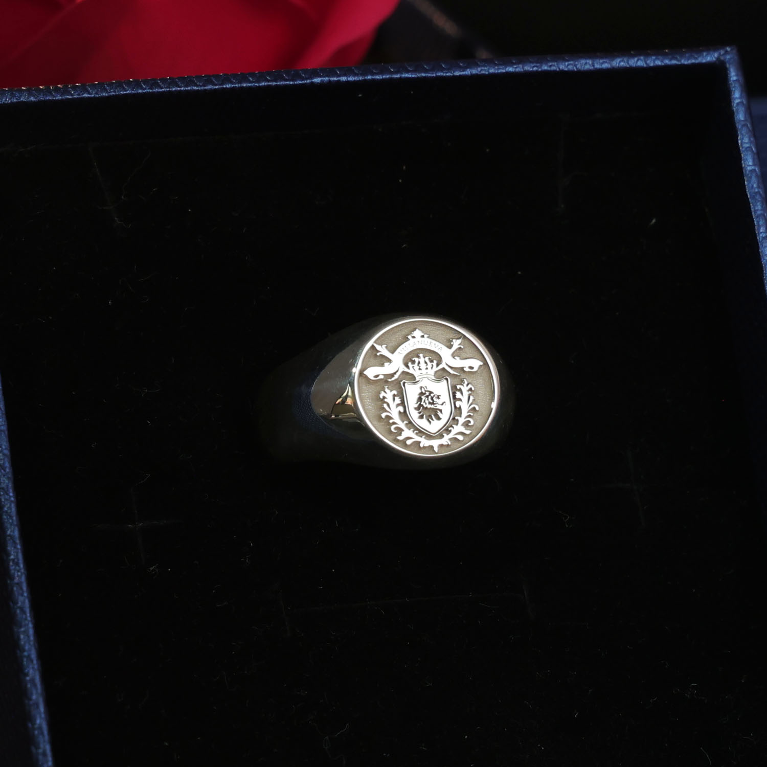 17mm runder Herrenring aus mas – Mens Signet Ring Bewertung und Preis